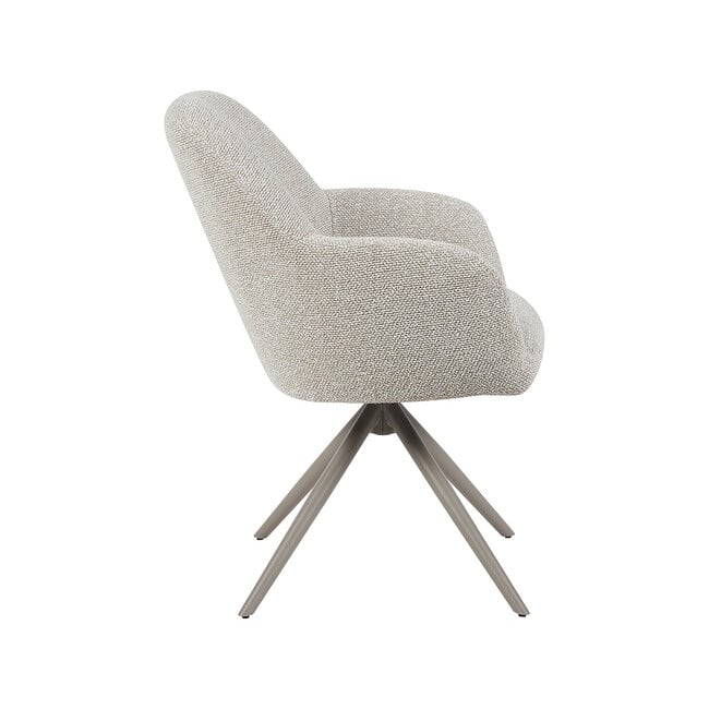 Label51 Eetkamerstoel Sayuri - Naturel - Royal Boucle - Taupe