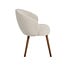 Label51 Eetkamerstoel Shiro - Naturel - Royal Boucle - Walnoot Houten Frame