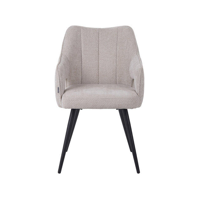 Label51 Eetkamerstoel Stan - Naturel - Elite - Zwart