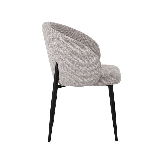 Label51 Eetkamerstoel Yuki - Naturel - Royal Boucle - Taupe
