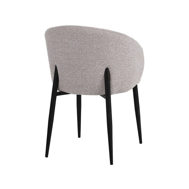 Label51 Eetkamerstoel Yuki - Naturel - Royal Boucle - Taupe