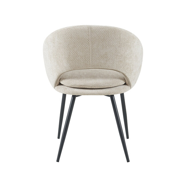 Label51 Eetkamerstoel Zohra - Naturel - Elite - Zwart