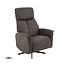 Label51 Fauteuil Aarhus - Antraciet - Micro Suede - 2-Motorig