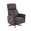 Label51 Fauteuil Aarhus - Antraciet - Micro Suede - 2-Motorig