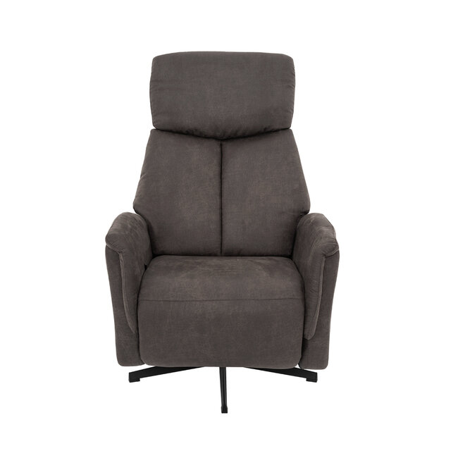 Label51 Fauteuil Aarhus - Antraciet - Micro Suede - 2-Motorig