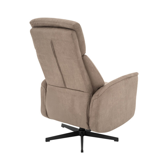 Label51 Fauteuil Aarhus - Taupe - Micro Suede - 2-Motorig