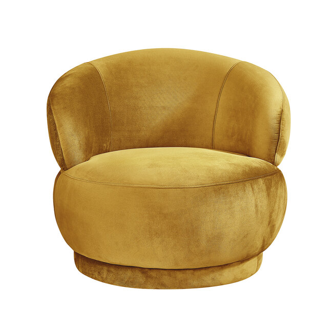Label51 Fauteuil Lobby - Oker - Fluweel