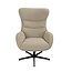 Label51 Fauteuil Malmo - Naturel - Royal Boucle - Incl. Hocker