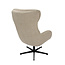 Label51 Fauteuil Malmo - Naturel - Royal Boucle - Incl. Hocker