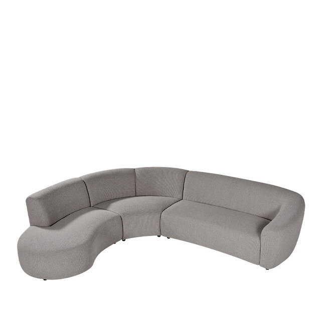 Label51 Hoekbank Florence - Mushroom - Royal Boucle - Links Voorstaand