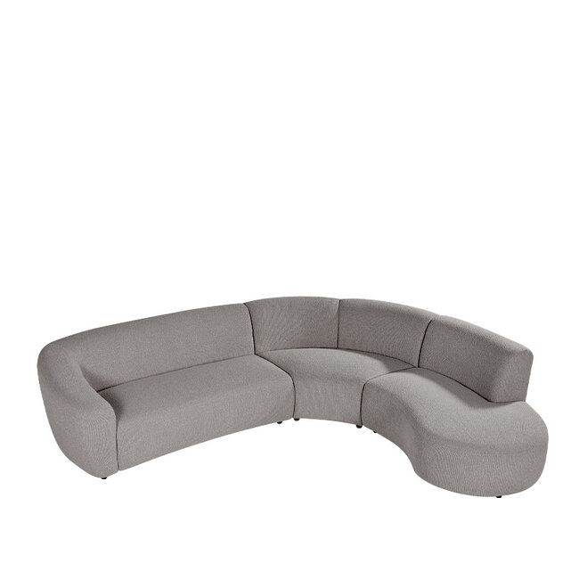 Label51 Hoekbank Florence - Mushroom - Royal Boucle - Rechts Voorstaand