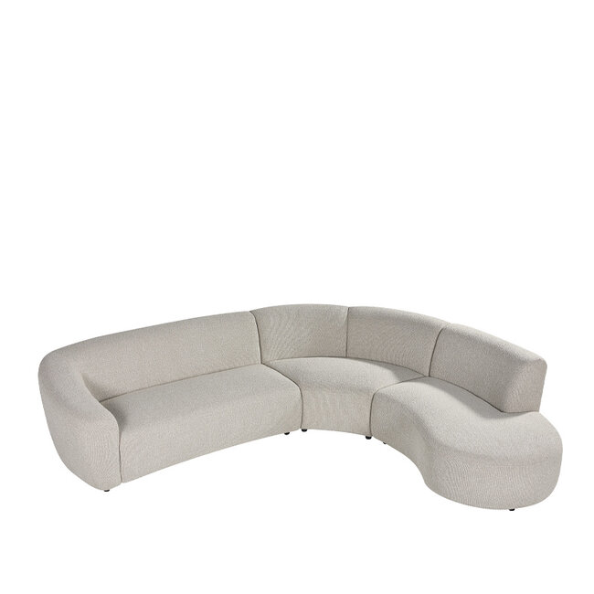 Label51 Hoekbank Florence - Naturel - Royal Boucle - Rechts Voorstaand
