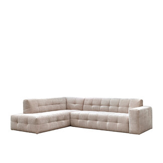 Label51 Hoekbank Lorenzo - Clay - Elite - Links Voorstaand