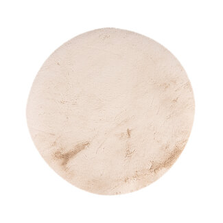 Label51 Vloerkleden Indy - Beige - Synthetisch - 200x200 cm - Rond