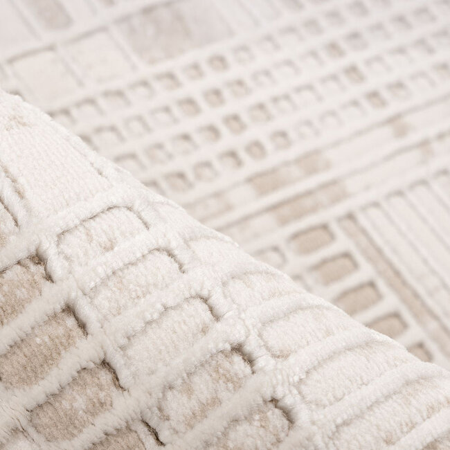 Label51 Vloerkleden Manila - Beige - Polyester - 200x290 cm