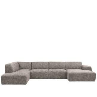 Label51 Bank Verona - Taupe - Silencio - Links Voorstaand