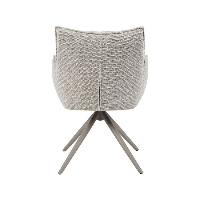 Label51 Eetkamerstoel Amalfi - Naturel - Royal Boucle - Taupe