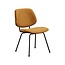 Label51 Eetkamerstoel Bello - Oker - Fluweel
