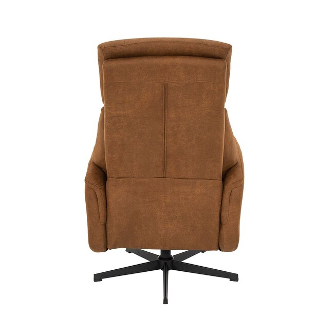 Label51 Fauteuil Aarhus - Cognac - Micro Suede - 2-Motorig
