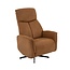Label51 Fauteuil Aarhus - Cognac - Micro Suede - 2-Motorig