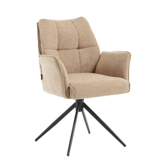 Benoa Eetkamerstoel Sem Tresor 31 lichtbruin