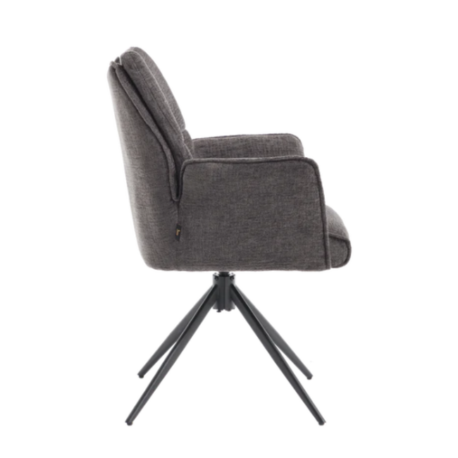 Benoa Eetkamerstoel Sem Tresor 16 donkergrijs
