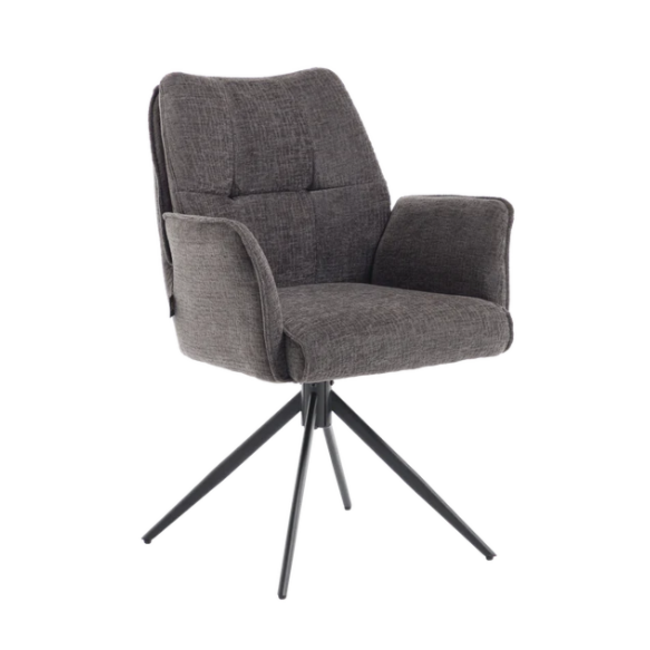 Benoa Eetkamerstoel Sem Tresor 16 donkergrijs