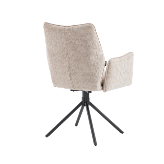 Benoa Eetkamerstoel Tim  Cremona 14 taupe