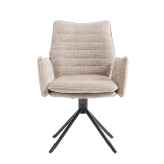 Benoa Eetkamerstoel Tim  Cremona 14 taupe