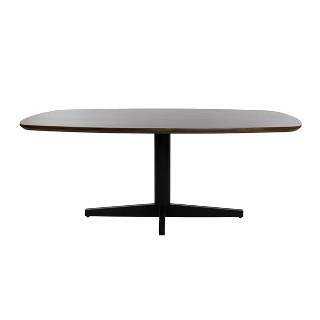 Nijwie Eetkamertafel Libra Deens ovaal 240 cm - zwarte poot