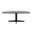 Nijwie Eetkamertafel Libra Deens ovaal 240 cm - zwarte poot