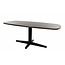 Nijwie Eetkamertafel Libra Deens ovaal 220 cm - zwarte poot