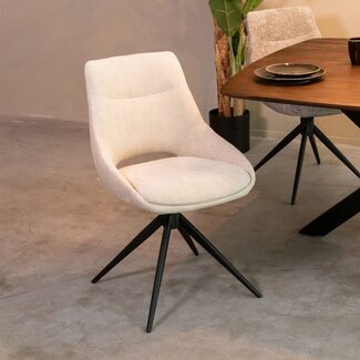 Label51 LABEL51 Eetkamerstoel Marlow - Naturel - Elite
