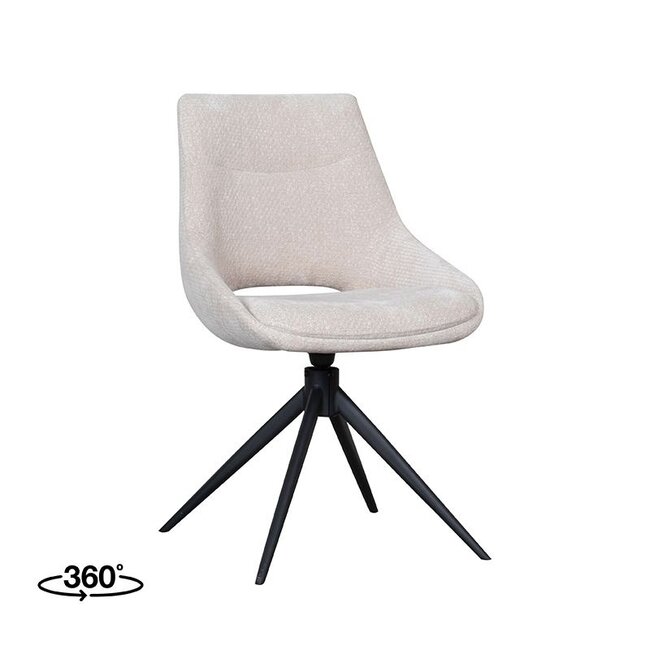 Label51 LABEL51 Eetkamerstoel Marlow - Naturel - Elite