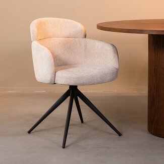 Label51 LABEL51 Eetkamerstoel Levi - Naturel - Elite