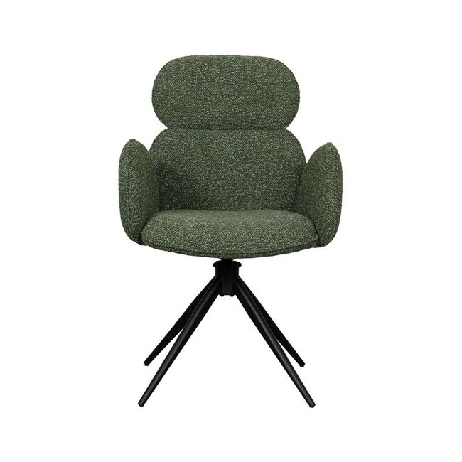 Label51 LABEL51 Eetkamerstoel Vidar - Forest - Boucle