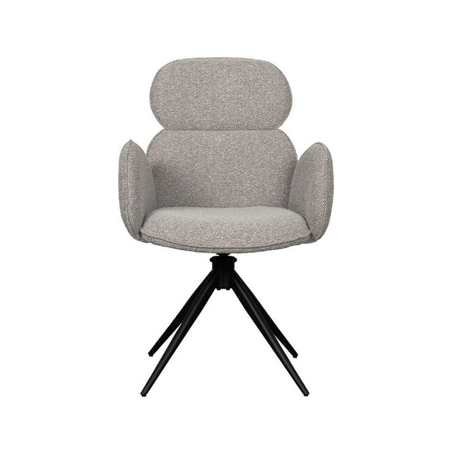 Label51 LABEL51 Eetkamerstoel Vidar - Mshroom- Boucle