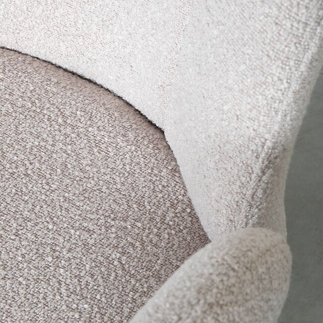 Label51 LABEL51 Eetkamerstoel Kimball - Naturel - Boucle