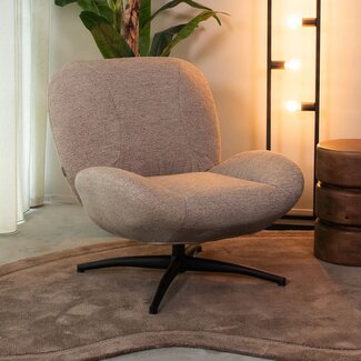 Label51 LABEL51 Fauteuil Clayton - Taupe - Canyon