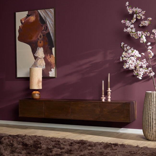 Starfurn Zwevend tv meubel Vision Brown | 200 cm