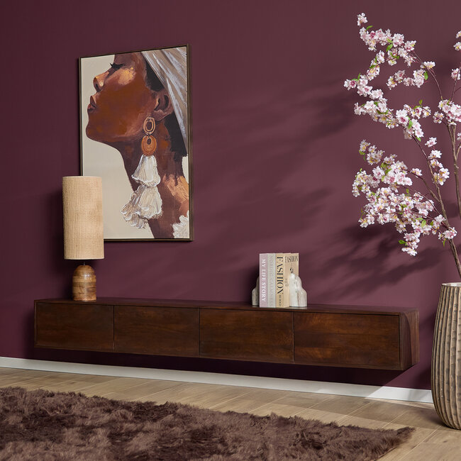 Starfurn Zwevend tv meubel Vision Brown | 240 cm