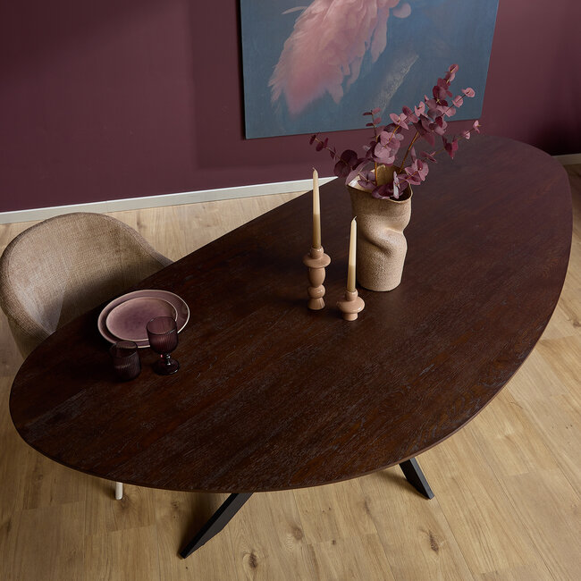 Starfurn Eettafel Cloud | 210 cm | Eiken | Brown