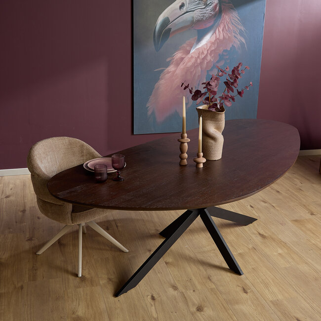 Starfurn Eettafel Cloud | 240 cm | Eiken | Brown