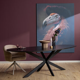 Starfurn Eettafel Cloud | 210 cm | Eiken zwart