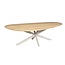 Starfurn Eiken eettafel Cloud | 280 cm | Naturel | Poot Sand