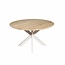 Starfurn Eiken eettafel Ferris | Rond 150 cm | Naturel | Poot Sand