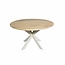 Starfurn Eiken eettafel Ferris | Rond 130 cm | Naturel | Poot Sand