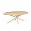 Starfurn Eiken eettafel Ferris | Ovaal 210 cm | Naturel | Poot Sand