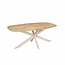 Starfurn Eiken eettafel Ferris | Deens Ovaal 180 cm | Naturel | Poot Sand