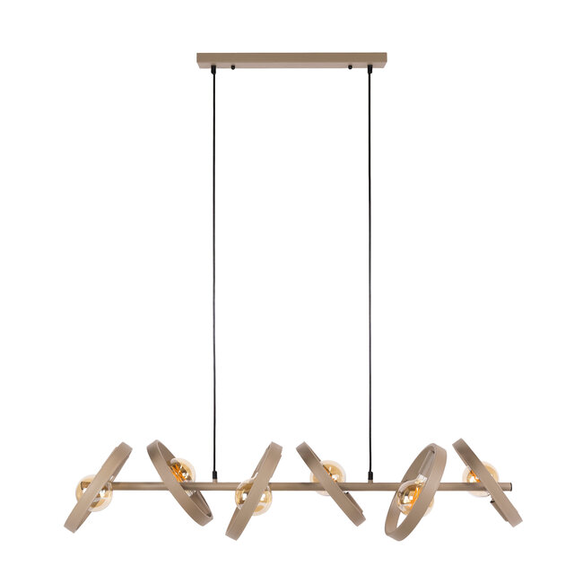 WoonStijl Hanglamp Hover 6-lichts beige